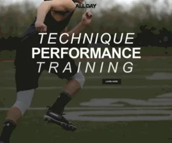 Alldayathletics.com(1 Football Training and Coaching based in NJ) Screenshot