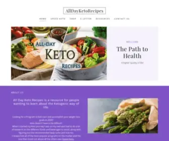 Alldayketorecipes.com(AllDayKetoRecipes) Screenshot