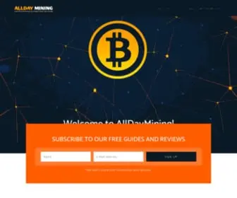 Alldaymining.com(Top Rated Crypto Mining Products and Reviews) Screenshot