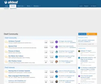 Alldeaf.com(All Deaf Community) Screenshot