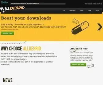 Alldebrid.com(Alldebrid) Screenshot