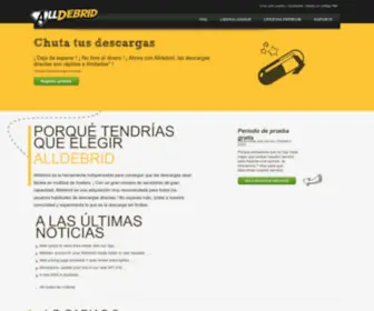 Alldebrid.es(Alldebrid, Liberalizador universal y convertidor de torrent) Screenshot