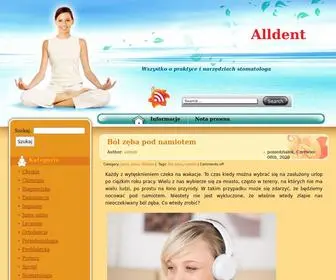 Alldent.net.pl(Ból zęba) Screenshot