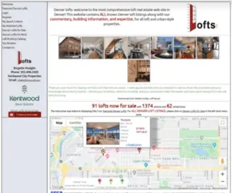 Alldenverlofts.com(Denver Lofts) Screenshot