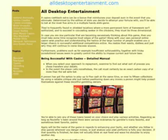 Alldesktopentertainment.com(All Desktop Entertainment) Screenshot