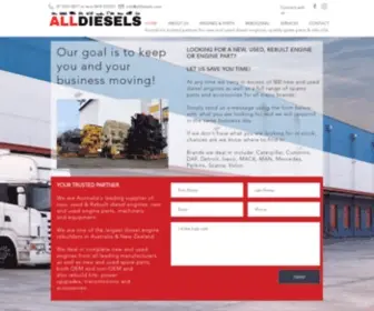 Alldiesels.com(New & Used Diesel Engines & Parts) Screenshot