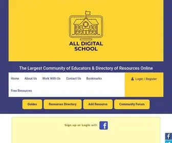 Alldigitalschool.com(All Digital School Community) Screenshot
