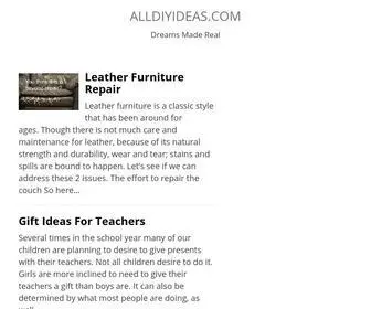 Alldiyideas.com(Dreams Made Real) Screenshot