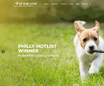 Alldogspoop.com(ALL DOGS POOP Dog Waste Removal Service) Screenshot