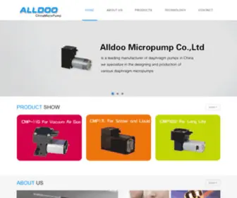 Alldoo.com(ALLDOO Micropump) Screenshot