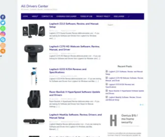 Alldriverscenter.com(All Drivers Center) Screenshot