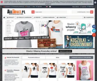 Alldrux.pl(Nadruki na koszulki i bluzy) Screenshot