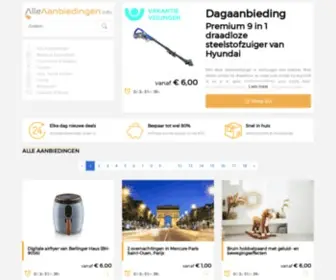 Alleaanbiedingen.info(Metdeals het beste dagaanbiedingen overzicht) Screenshot