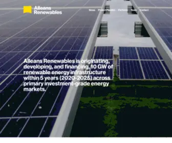 Alleans-Renewables.com(Alleans Renewables) Screenshot