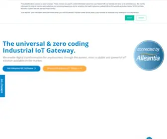 Alleantia.com(Alleantia Industrial IoT solution) Screenshot