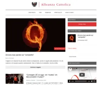 Alleanzacattolica.org(Alleanza Cattolica) Screenshot