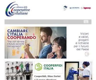 Alleanzacooperative.it(Alleanza Cooperative Italiane) Screenshot