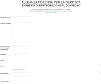 Alleanzaforenseperlagiustizia-AFG.it(Alleanzaforenseperlagiustizia AFG) Screenshot