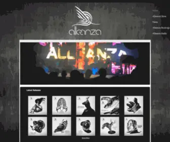 Alleanzamusic.com(Alleanza Recordings) Screenshot