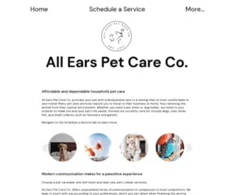 Allearspetcareco.com(All Ears Pet Care Co) Screenshot