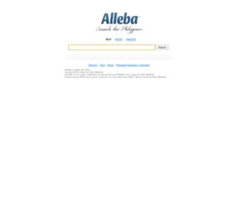 Alleba.com(Alleba Filipino Search Engine Philippines) Screenshot