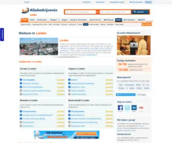 AllebedrijVeninleiden.nl(Reviews en advertenties over bedrijven uit Leiden) Screenshot