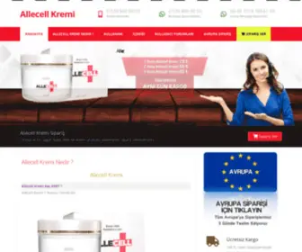 Allecellkremi.com(Ve Sat) Screenshot