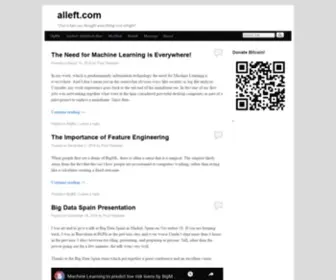 Alleft.com(Just when you thought everything was alright) Screenshot