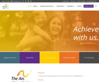 Alleganyarc.org(The Allegany Arc) Screenshot