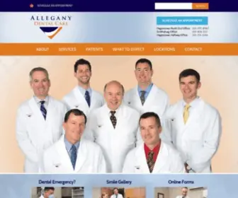 Alleganydentalcare.com(Hagerstown & Smithsburg Dentists) Screenshot