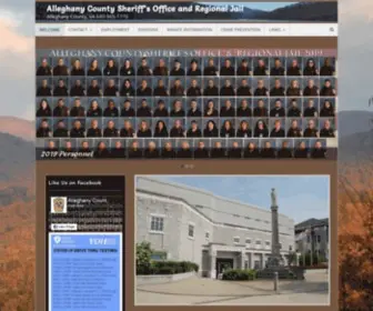 Alleghanysheriff.us(Welcome) Screenshot