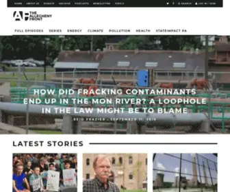 Alleghenyfront.org(The Allegheny Front) Screenshot