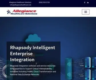 Allegiancehealthcare.net(Allegiance Healthcare Solutions) Screenshot