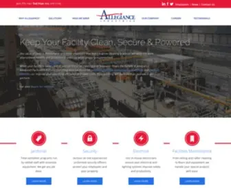 Allegianceindustries.com(Janitorial Cleaning) Screenshot