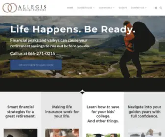 Allegisfp.com(Allegis Financial Partners) Screenshot