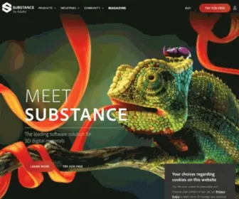 Allegorithmic.com(Substance by Adobe) Screenshot