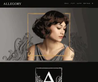 Allegoryhair.com(Allegory) Screenshot