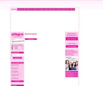 Allegraclub.de(Allegra) Screenshot