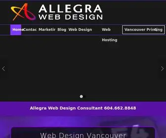 Allegrawebdesign.co(Allegra Web Design) Screenshot