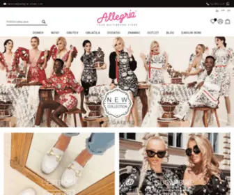 Allegria-Shoes.com(Allegria) Screenshot