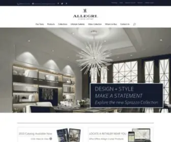 Allegricrystal.com(Allegri Crystal) Screenshot