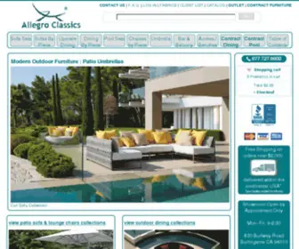 Allegroclassics.com(Commercial Patio Furniture) Screenshot