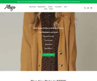 Allegroclothing.ca(Allegro Clothing for Women) Screenshot