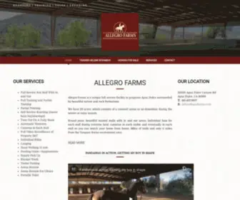 Allegrofarms.com(Allegro Farms) Screenshot