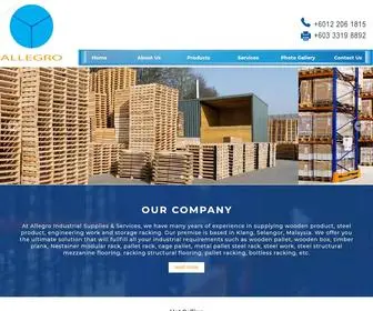 Allegromalaysia.com(Racking System Supplier Malaysia) Screenshot