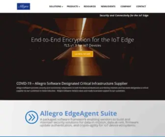 Allegrosoft.com(Allegro Software) Screenshot