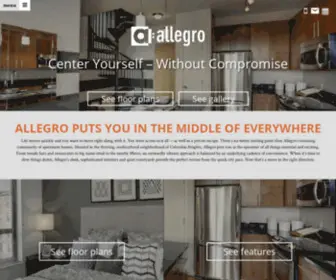 Allegrospaces.com(Columbia Heights) Screenshot