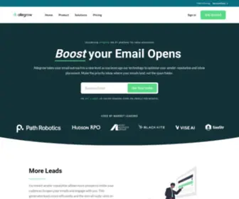 Allegrow.co(Inbox Placement & Email Deliverability Tool) Screenshot