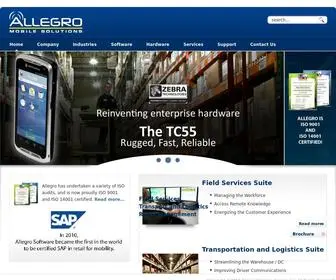 Allegrowireless.com(Allegro Mobile Solutions) Screenshot