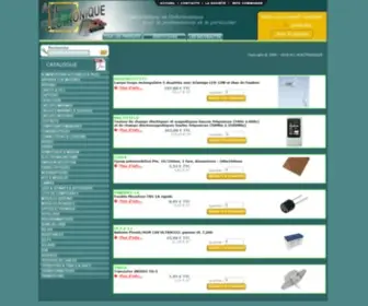 Allelectronique.fr(COMPOSANTS ET PRODUITS ELECTRONIQUE) Screenshot
